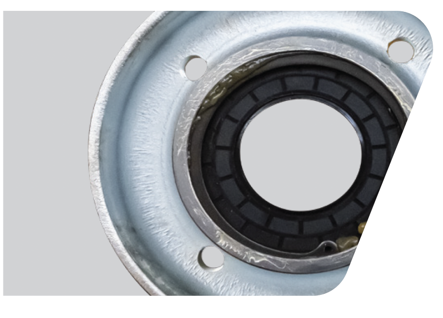 Rotor supports in monobloc casting