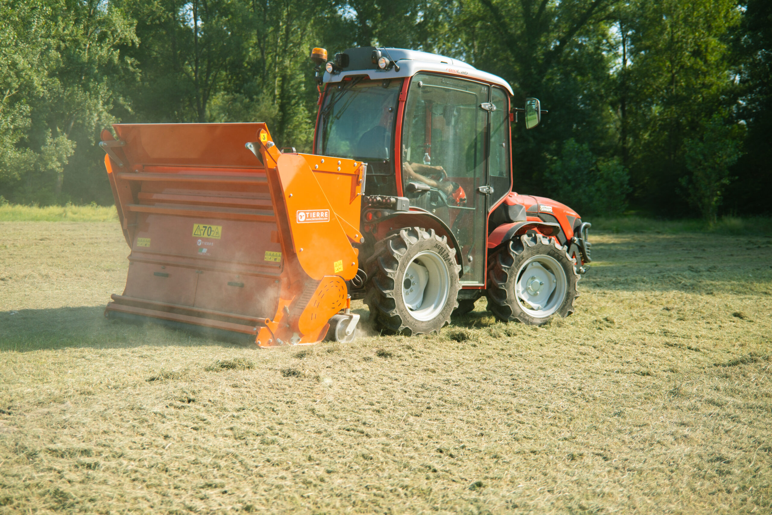 Flail mower with grass collector – extreme – made in italy