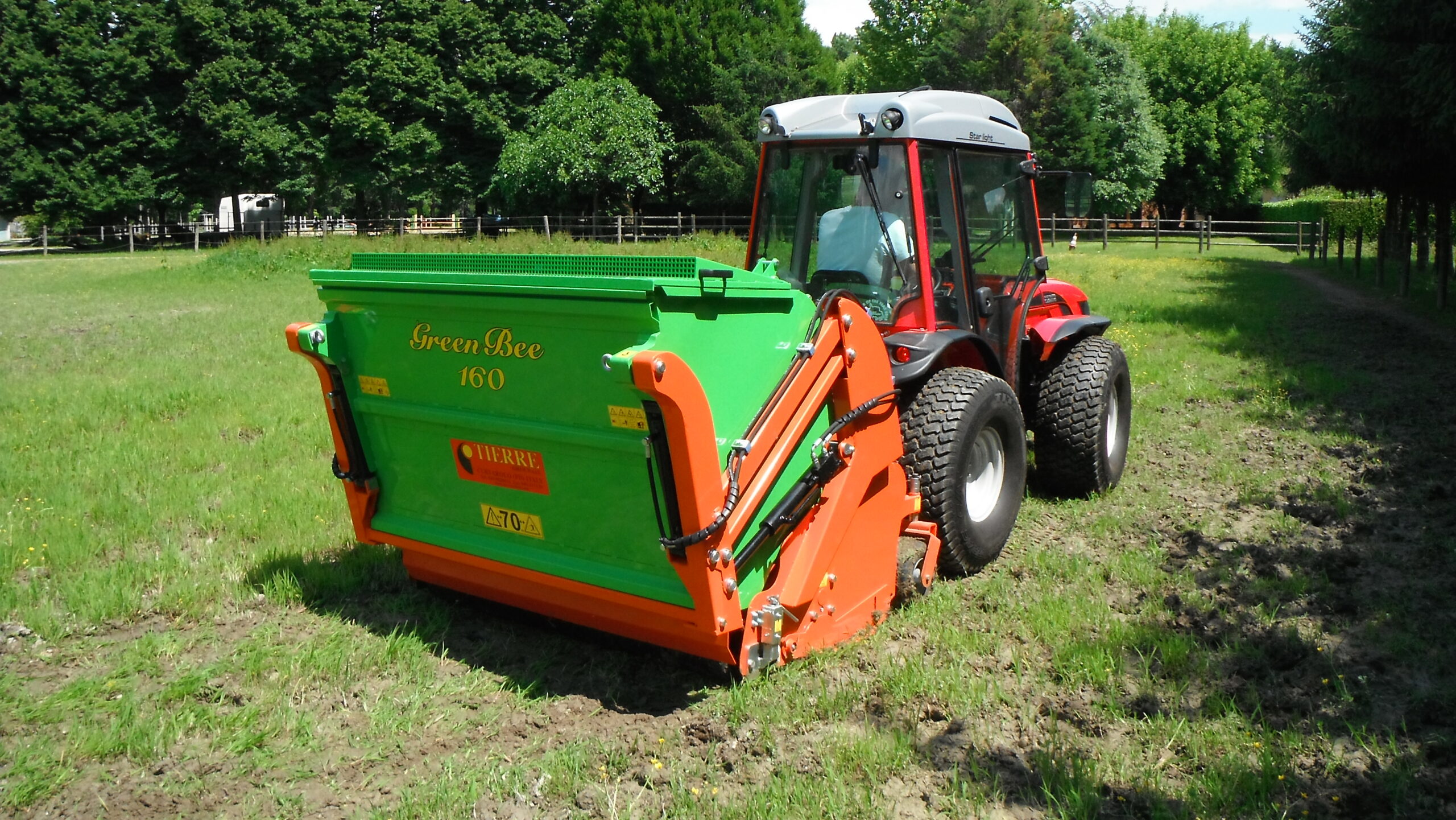 Green Bee – trincia erba per trattore