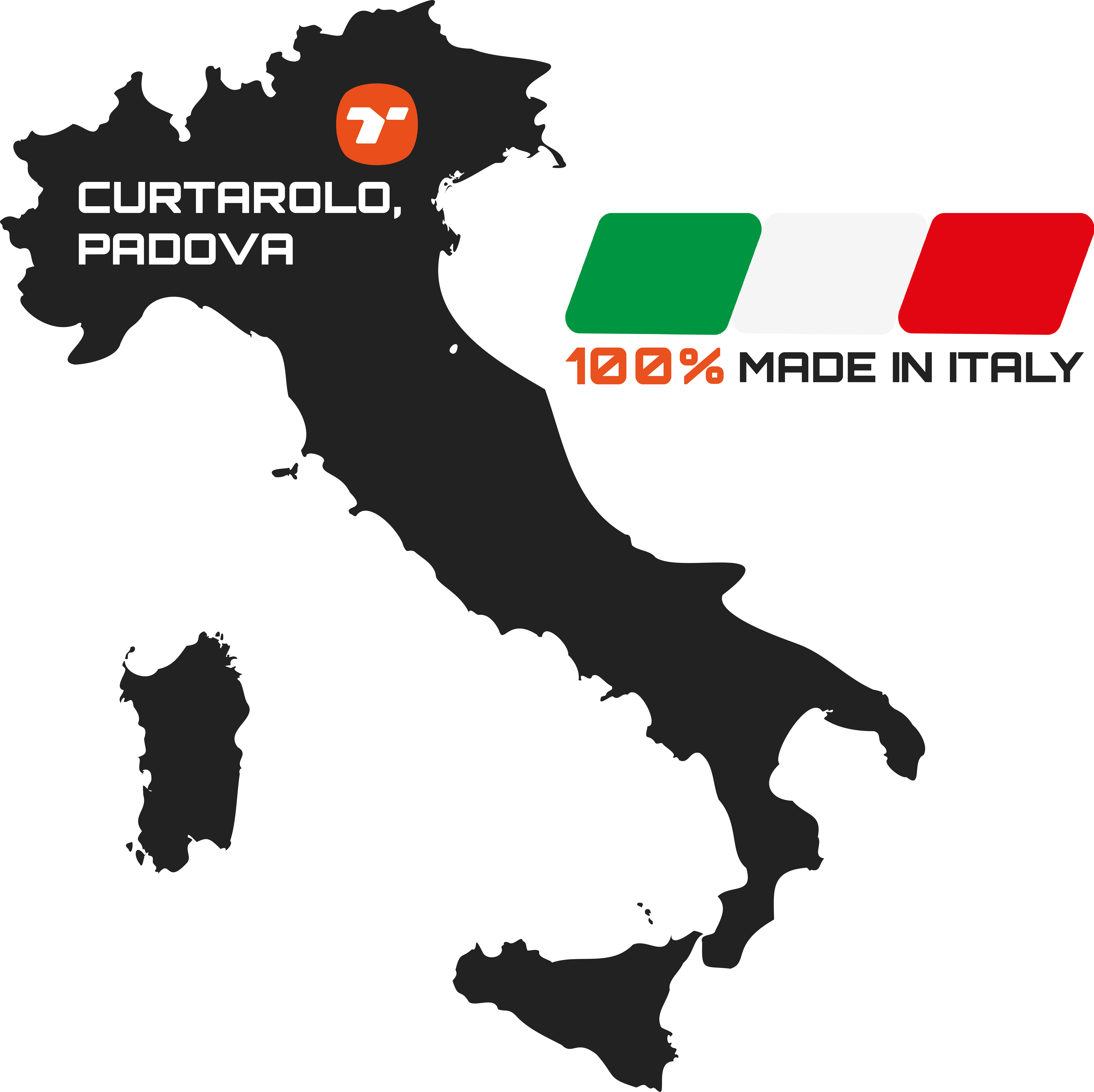 mappa italy con tierre